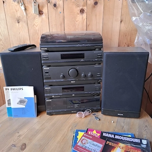 Stereoanlage komplett mit Plattenspieler, Schnäppchen 
