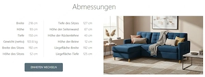 Ecksofa mit Schlaffunktion und Bettkasten Bild 2