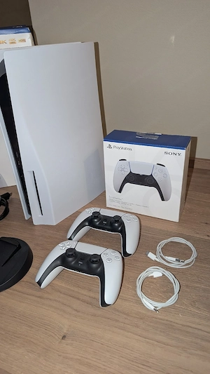 Playstation 5 Wie Neu! 2 Controller und Spiele  Bild 5