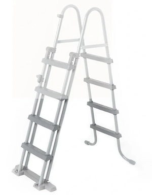 Pool Leiter 150 cm hoch mit Sicherheitseinrichtung - NEU