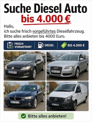suche Auto mit frischen Pickerl