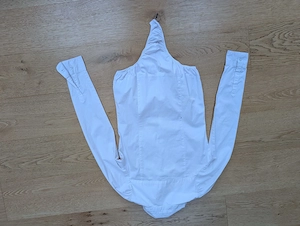 Weiße Body-Bluse von Review   Größe M  Bild 4