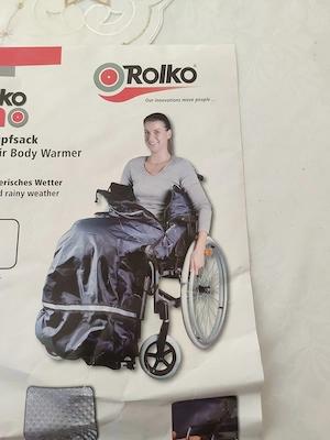 Rollstuhl Thermo Schlupfsack xl Bild 4