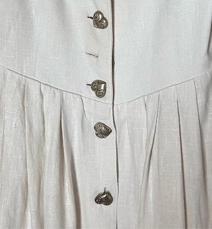 Landhaus Tracht Kleid Leinen Bild 3