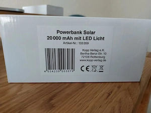Powerbank gratis abzugeben