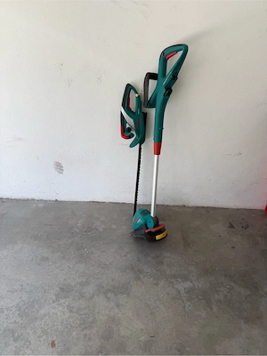 Rasentrimmer Heckenschere Akkusäge  Bild 2