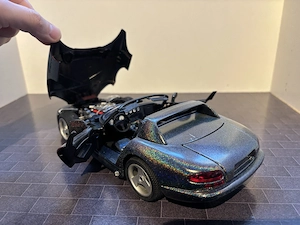 Modellauto 1 18 Dodge Viper Cabrio Bburago Flip-Flop Lackierung - SELTEN Bild 5