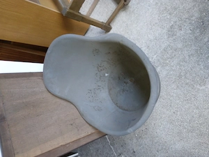 Alte Zinkwanne | Waschwanne | verzinkte Badewanne