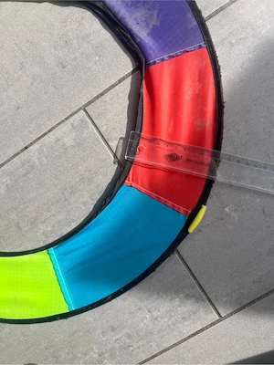 Flying Ring Wurfring bunt Stoff Frisbee Outdoor ca. 35 cm
