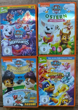 Paw Patrol DVD's
