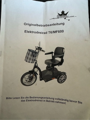 Elektrodreirad  Bild 2