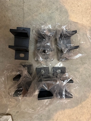 Markisen Wandhalter   Halterungen   6 Stück   NEU   massiv Stahl Bild 3