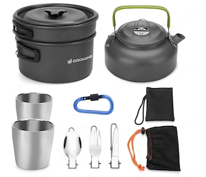 B Camping portabler Gas Grill mit Zubehör  Bild 2