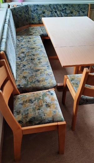 Eckbank - Esszimmer Garnitur Bild 3
