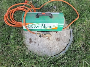 Warmlufterzeuger welding