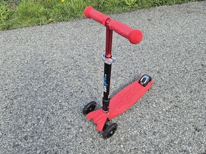 Kinderroller Fun Pro TWO | rot | bis 80kg Bild 2
