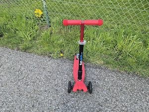 Kinderroller Fun Pro TWO | rot | bis 80kg