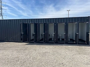 40 Fuß geteilter Toilettencontainer