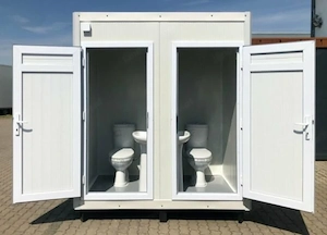 Sanitärcontainer mit zwei Toiletten Bild 3