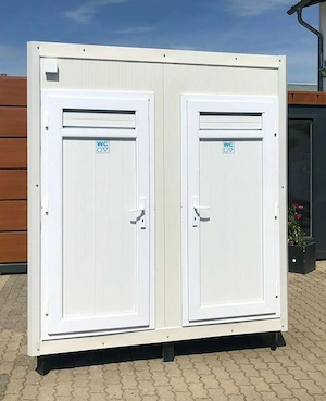 Sanitärcontainer mit zwei Toiletten Bild 2