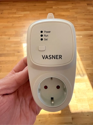 3x Infrarot Heizplatte VASNER Citara M Plus Metall Rund 700 Watt Bild 3