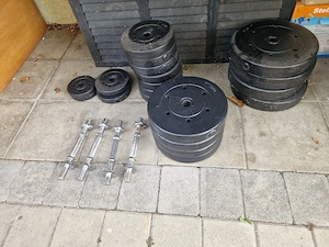 gewichte mit hantel bank