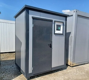 Sanitär-WC-Duschcontainer mit Boiler und Kippfenster Bild 2
