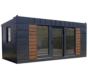 Containerhaus Büro 6 3 Meter Modell Stockholm mit Sanitäranlagen und Küche