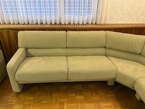 Ecksofa (3-teilig)   grün, guter Zustand Bild 2