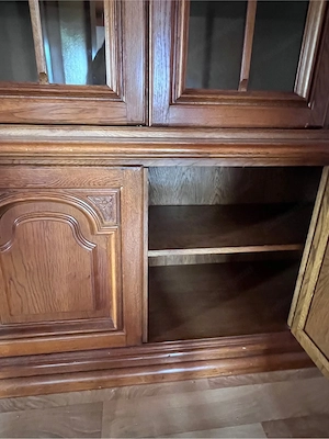 Vitrinenschrank Eiche (2-teilig)   Bild 3