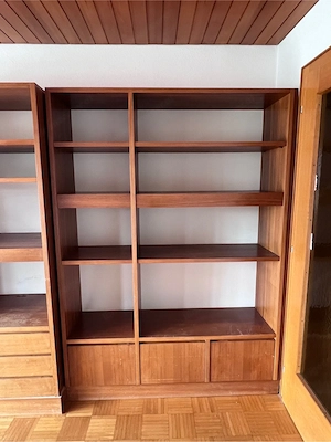 2-teiliges Regalsystem   Schrankwand   Holz  Bild 2