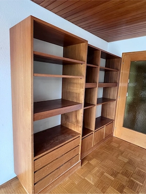 2-teiliges Regalsystem   Schrankwand   Holz  Bild 3