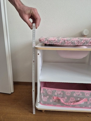 Pupoenwickeltisch,  Puppenzubehör, Badewanne Bild 2