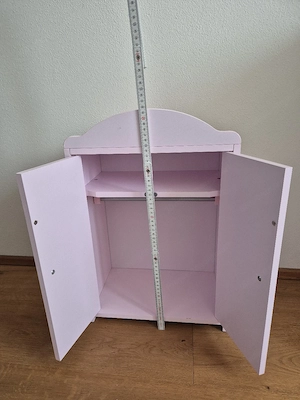 Puppenschrank Puppenkleiderschrank Puppenzubehör  Bild 5