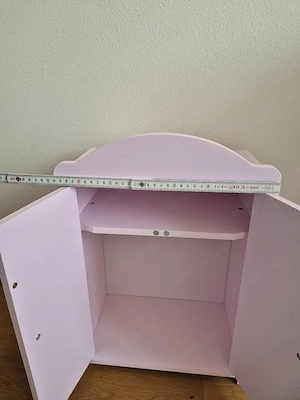 Puppenschrank Puppenkleiderschrank Puppenzubehör  Bild 2