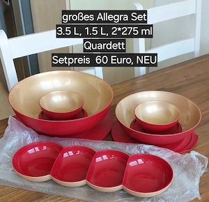 Allegra Set Tupperware NEU