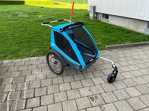 Thule Coaster XT inkl. 2 Kupplungen - Kiki Fahrradanhänger