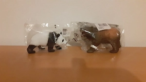 Schleich Tiere Pandabär und Braunbär noch original verpackt ca.10 cm groß um je 5.- Euro zu verkaufe