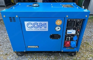 CGM Diesel-Stromerzeuger 9kW Stromaggregat DUAL 9000 SP Elektrostart 230V 400V