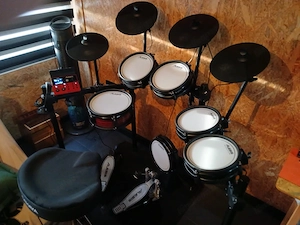 Alesis Nitro Pro XL 10-teiliges E Schlagzeug mit leisen Dual Zone Mesh Pads, 500+ authentischen BFD-