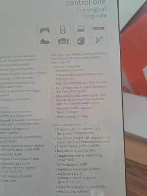 Lautsprecher JBL control ONE Bild 3