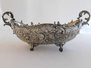 Jardiniere - Schale aus Silber 900-ER