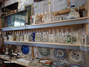 Bierkrüge  mit Zinndeckel