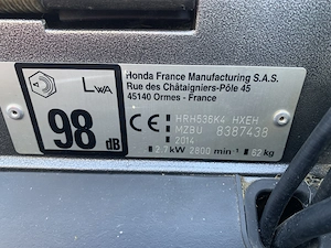 HONDA Profi Rasenmäher HRH 536 K4 HX Bild 3