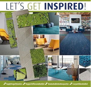 Visual Code Beige 25x100cm Interface-Teppichfliesen Bild 6