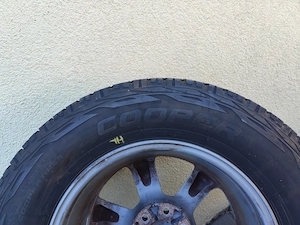 4 Alufelgen von Nissan Navara  mit Winterreifen 255 65R17 6mm Bild 5