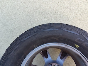 4 Alufelgen von Nissan Navara  mit Winterreifen 255 65R17 6mm Bild 4