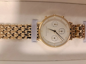 Goldene Rosefield Uhr   wie neu mit OVP