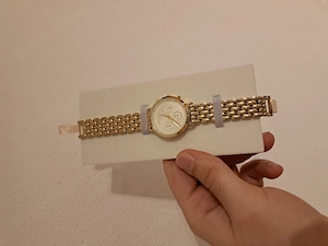 Goldene Rosefield Uhr   wie neu mit OVP Bild 2