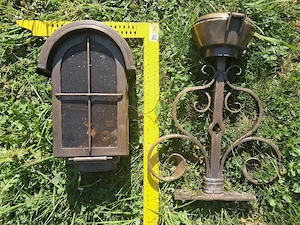 Grabkreuz mit Zubehör